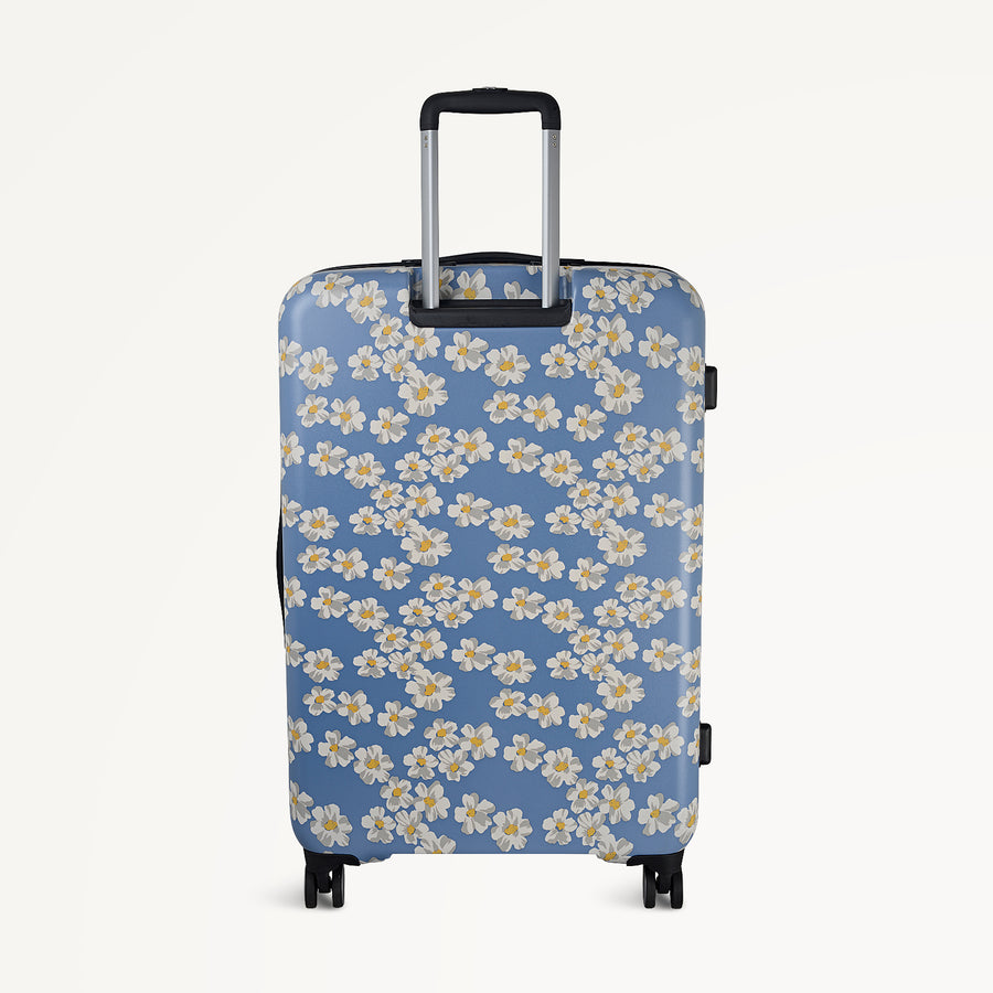 POPPIES 4 WHEEL LARGE SUITCASE DENIM - 113603