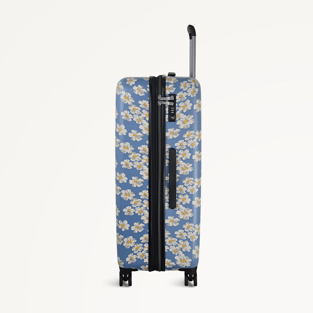 POPPIES 4 WHEEL LARGE SUITCASE DENIM - 113603