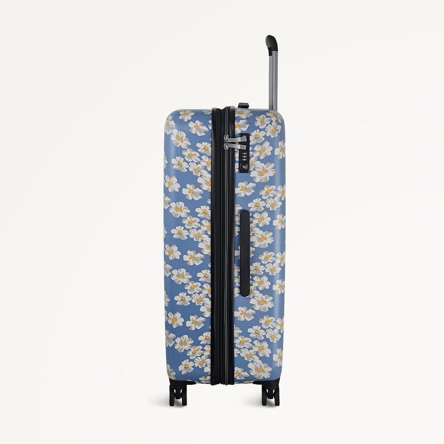 POPPIES 4 WHEEL LARGE SUITCASE DENIM - 113603