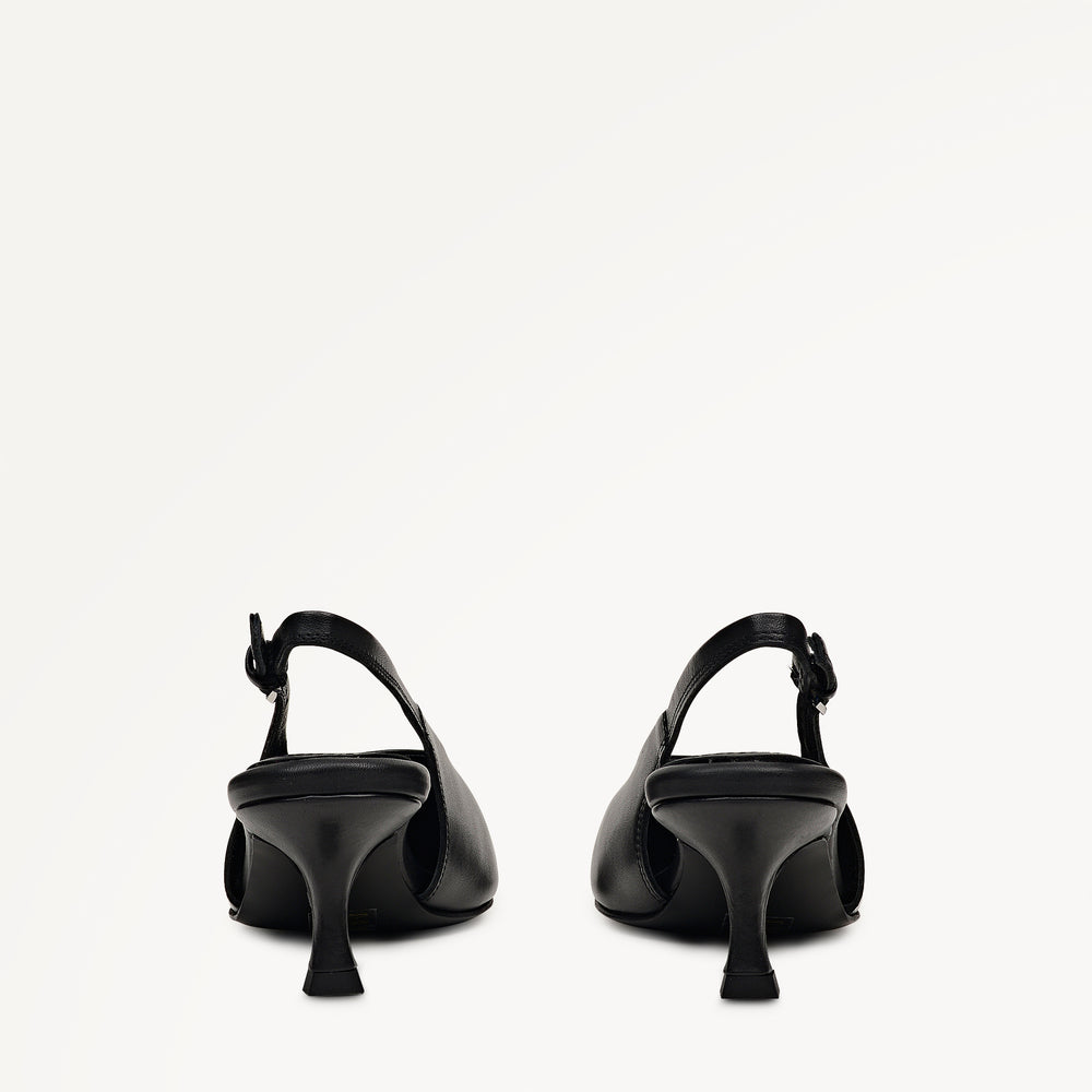 Chiltern Crescent - Heel Sling Kitten Point Sling Black - 113612
