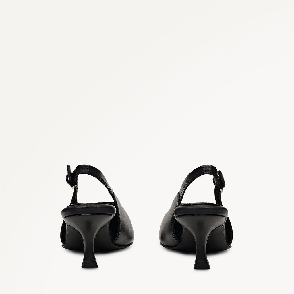 Chiltern Crescent - Heel Sling Kitten Point Sling Black - 113612
