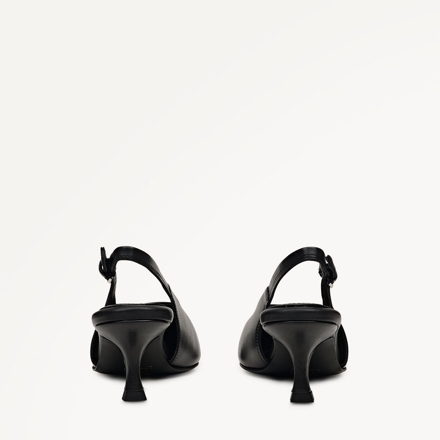 Chiltern Crescent - Heel Sling Kitten Point Sling Black - 113612