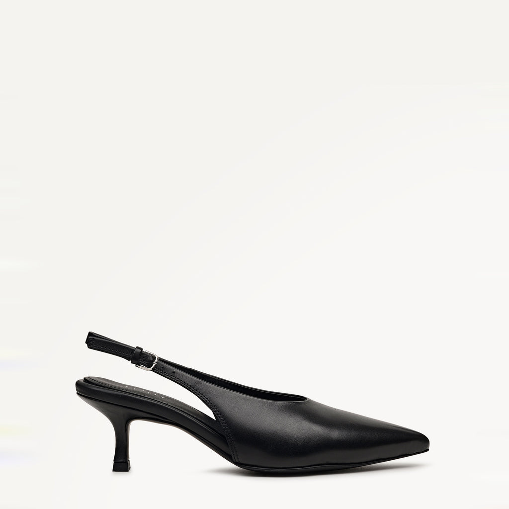 Chiltern Crescent - Heel Sling Kitten Point Sling Black - 113612