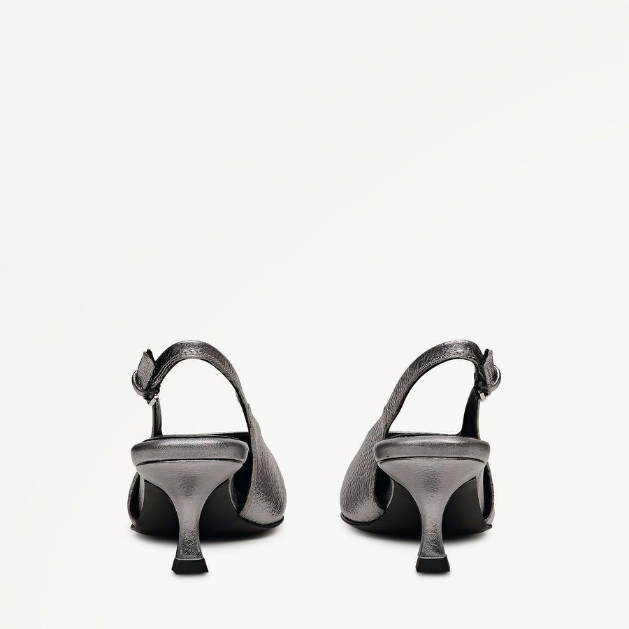 Chiltern Crescent - Heel Sling Kitten Point Sling Silver - 113613