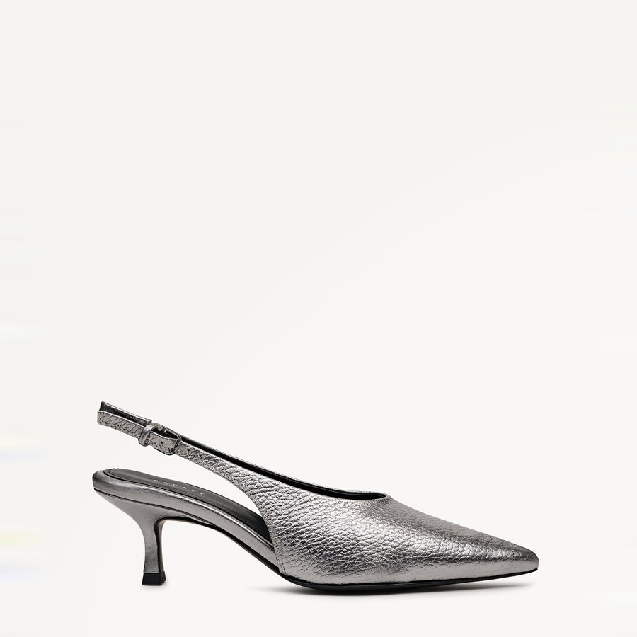 Chiltern Crescent - Heel Sling Kitten Point Sling Silver - 113613