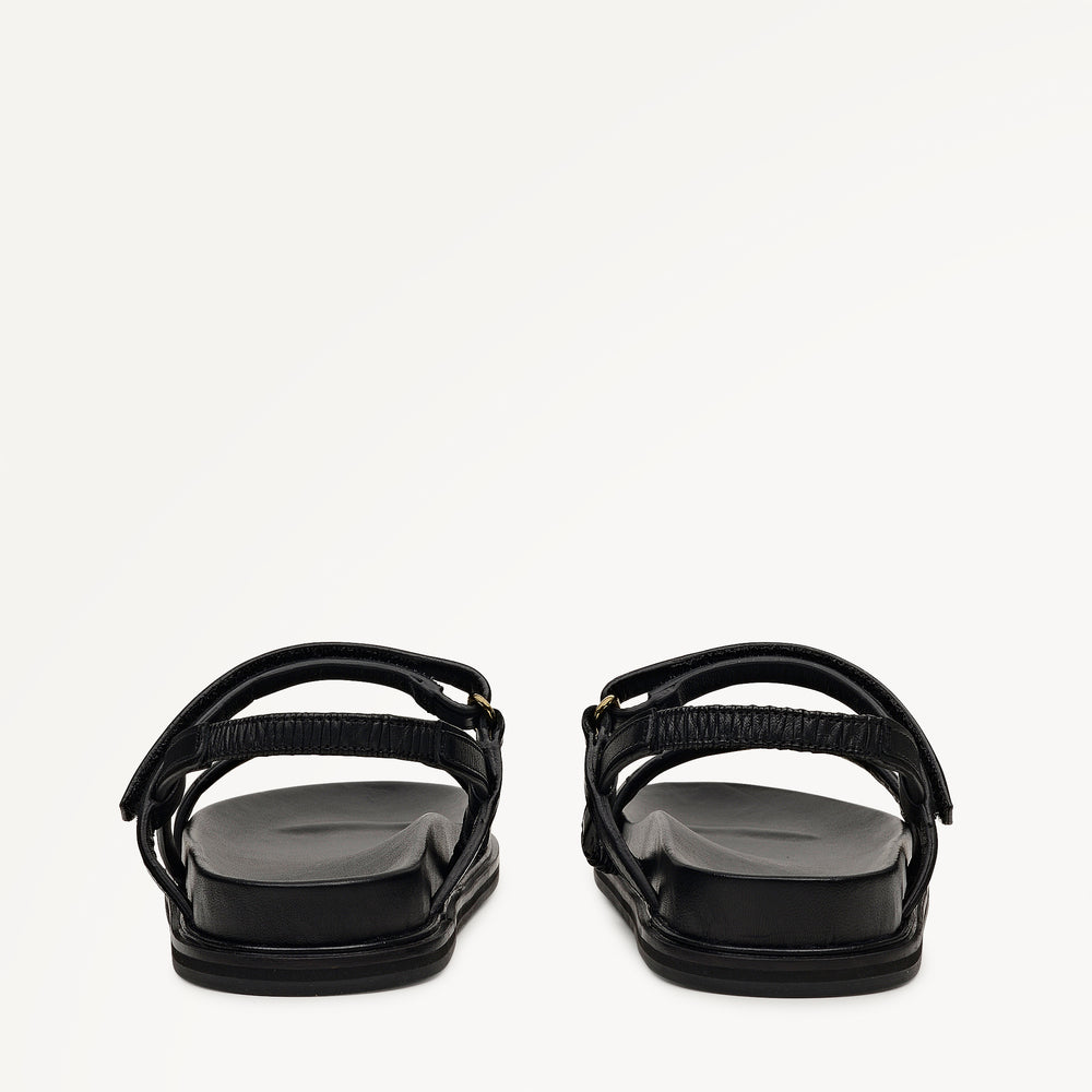 Broadway Market - Sandal  Luxe Sports Footbed Black - 113616