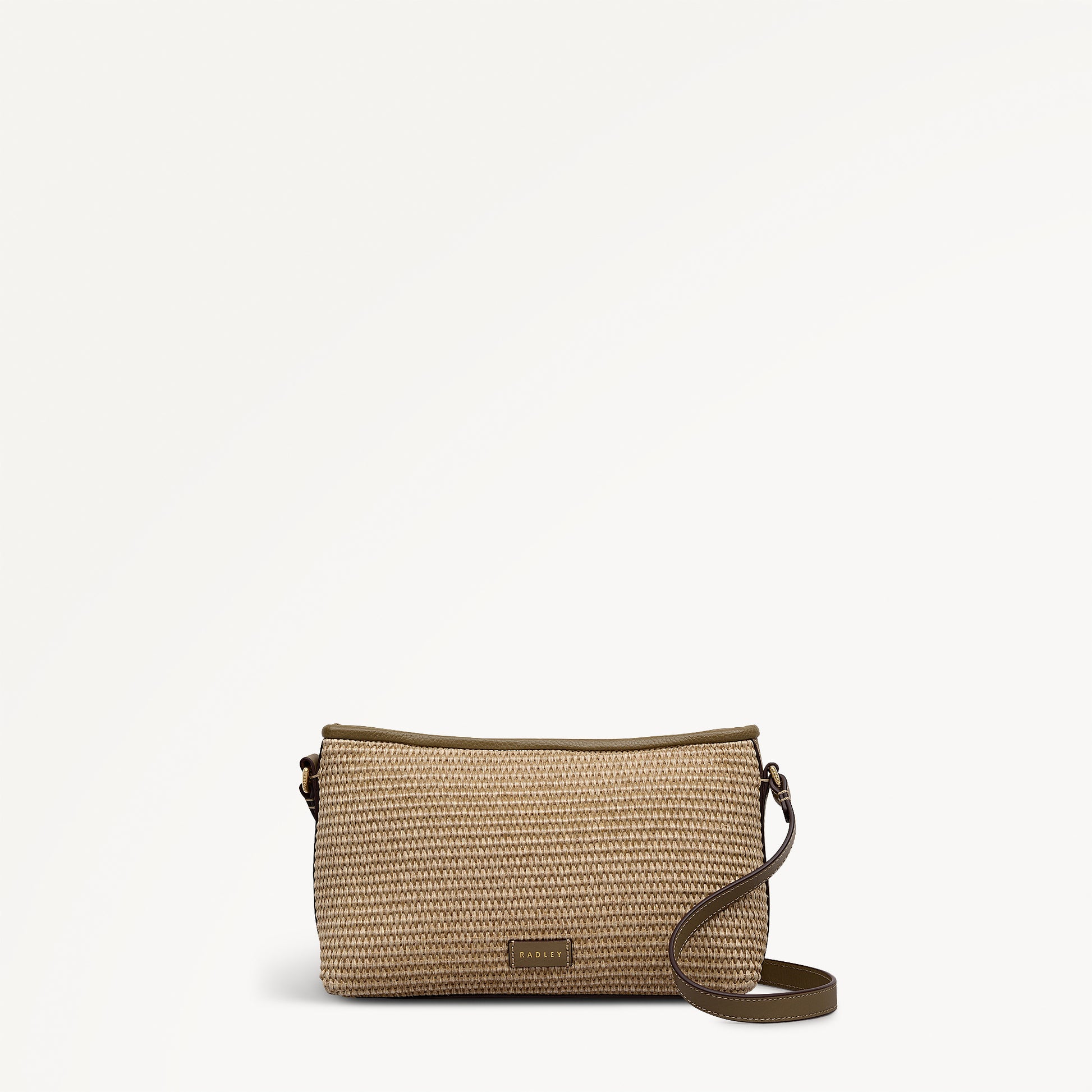 Chartfield Place - Raffia Small Ziptop Cross Body Acorn - 113630