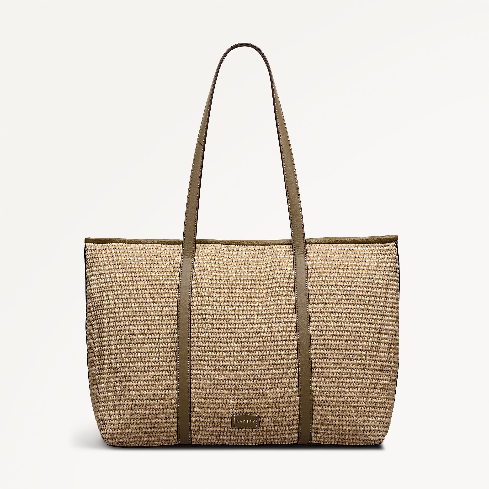 Chartfield Place - Raffia Large Ziptop Tote Acorn - 113631
