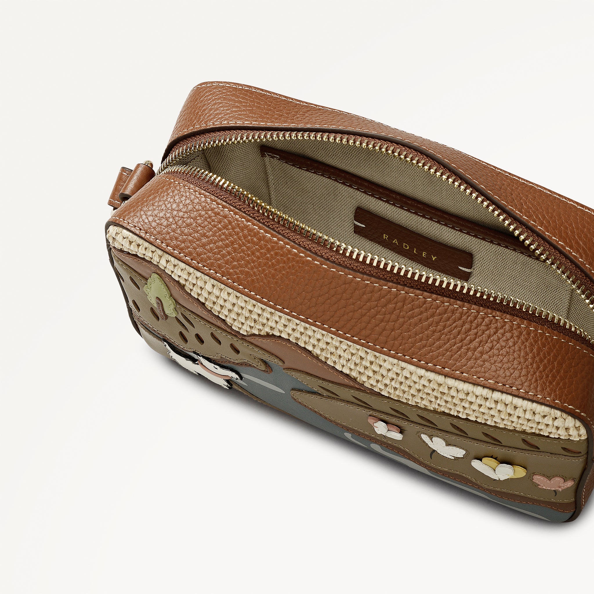Cognac Mini Zip Around Cross Body Bag | Spring Daze SS26 | Radley