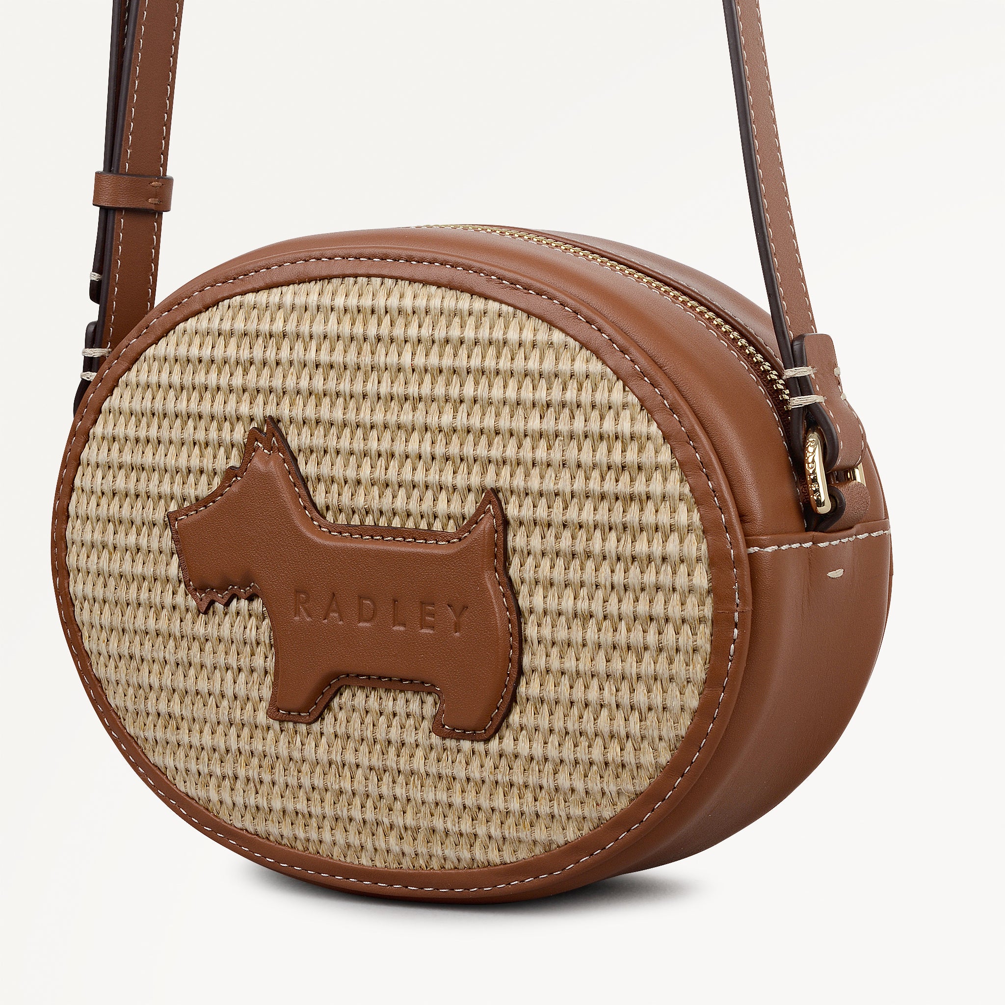 バッグ rydon Rydon Road SS26 | Cognac Mini Ziptop Cross Body Bag | Radley London