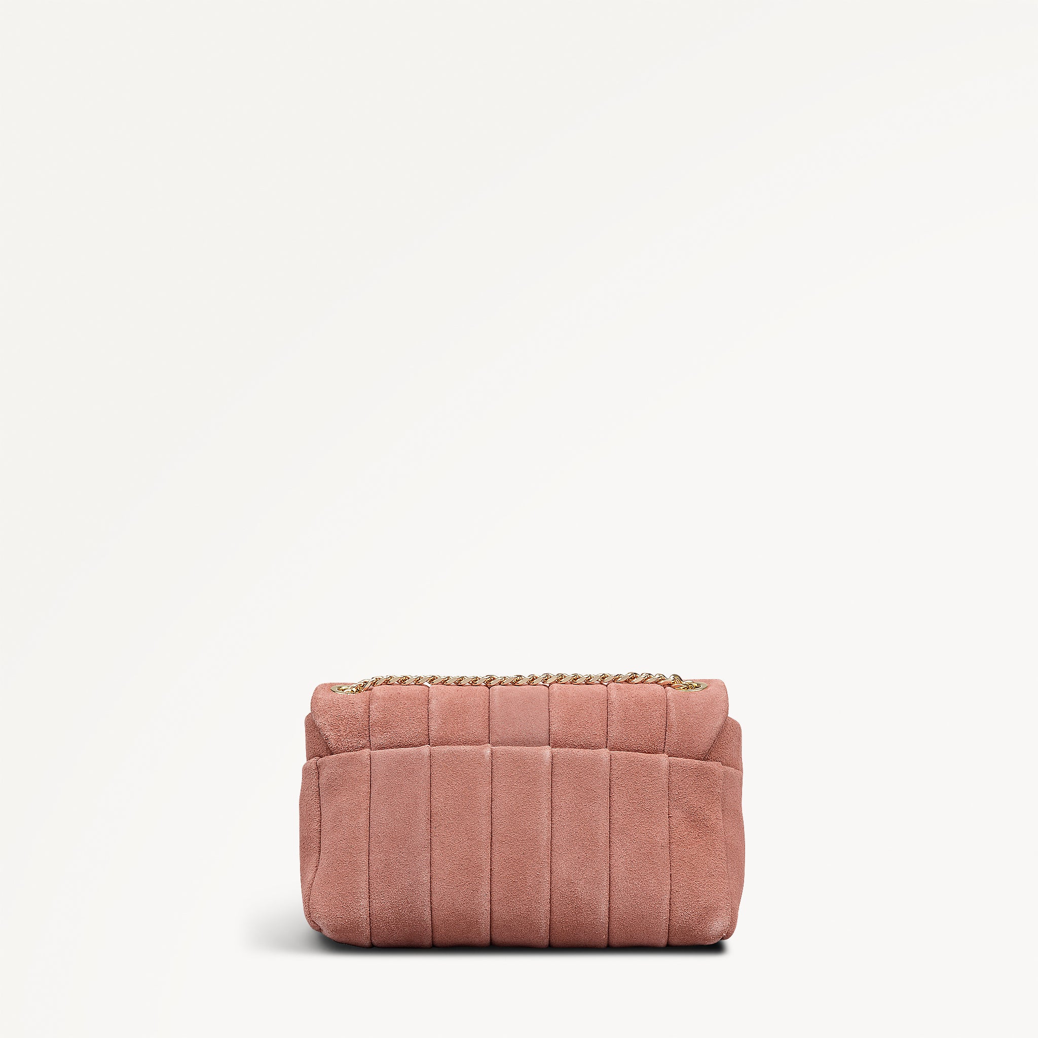 Burton Way - Quilt Suede Small Flapover Cross Body Carnation - 113653