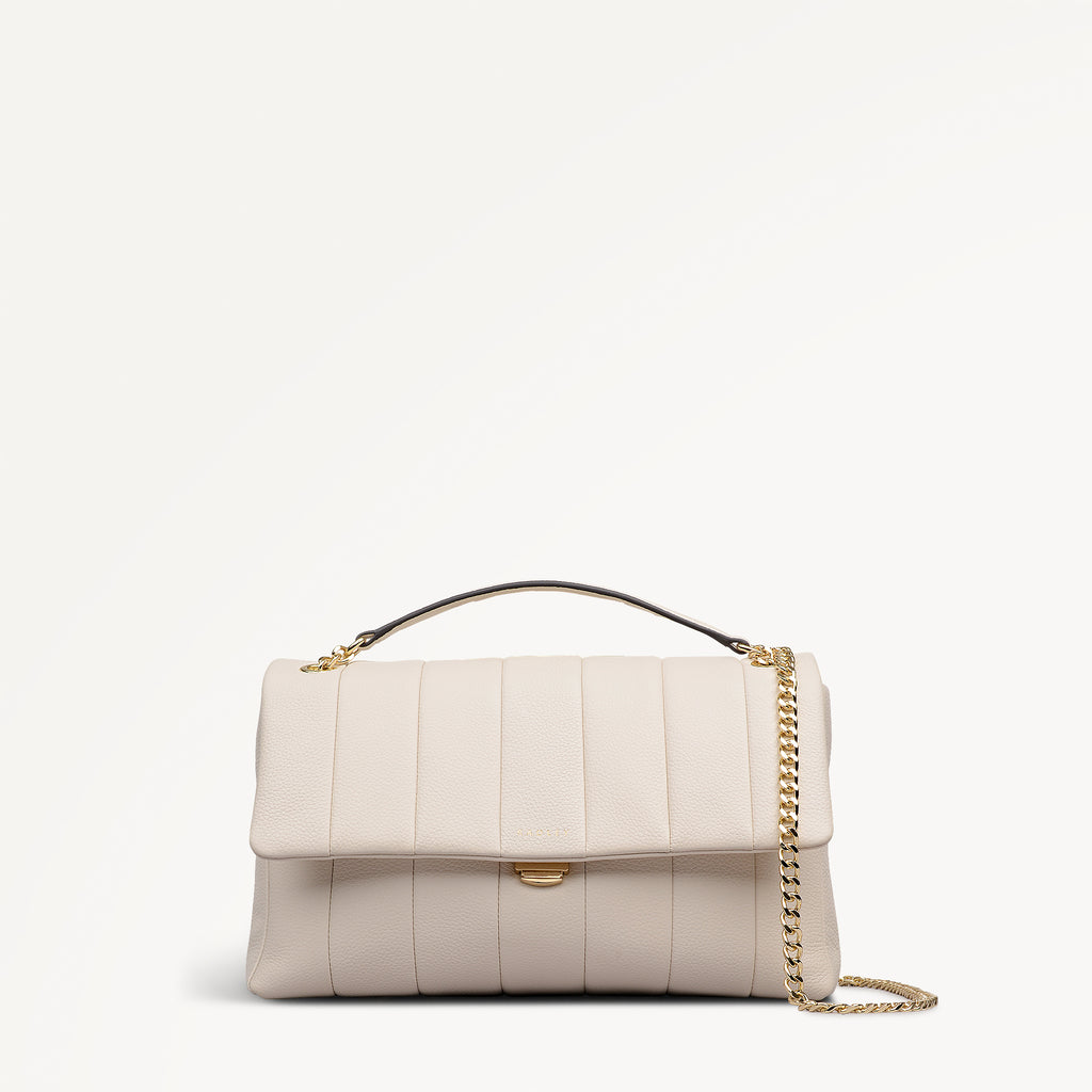 Burton Way - Quilt Medium Flapover Cross Body Salt - 113656