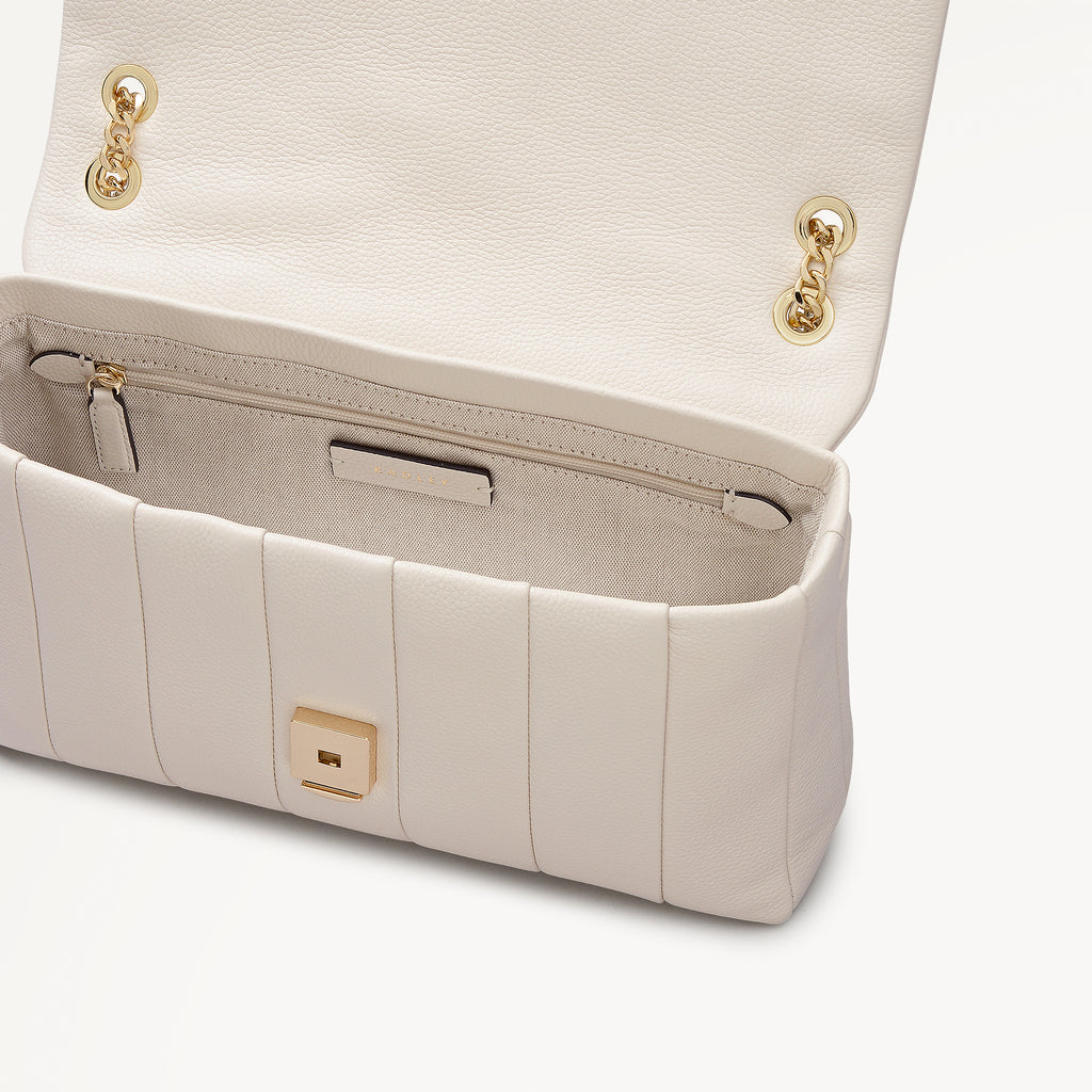 Burton Way - Quilt Medium Flapover Cross Body Salt - 113656