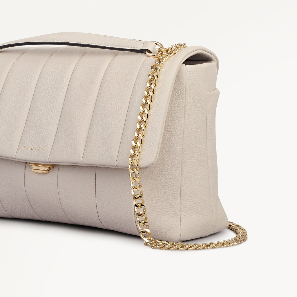 Burton Way - Quilt Medium Flapover Cross Body Salt - 113656