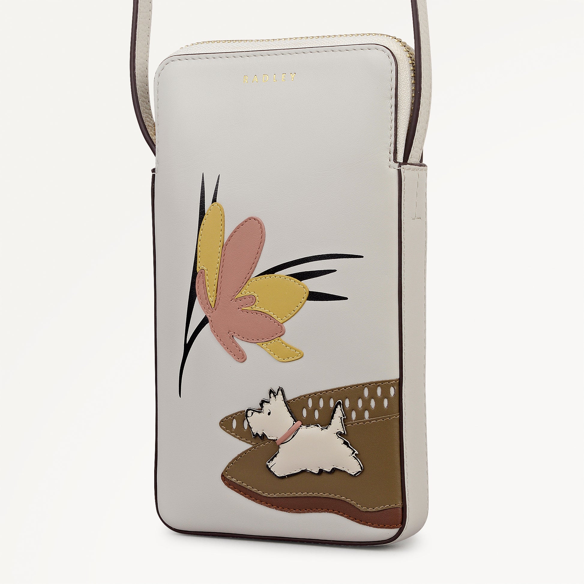 Spring Daze Medium  Phone Cross Body Snow - 113662