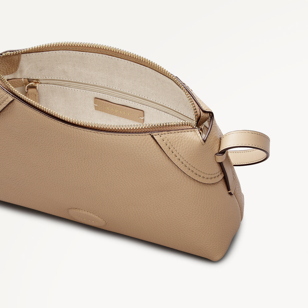 Crawford Mews Small Ziptop Cross Body Sahara - 113663
