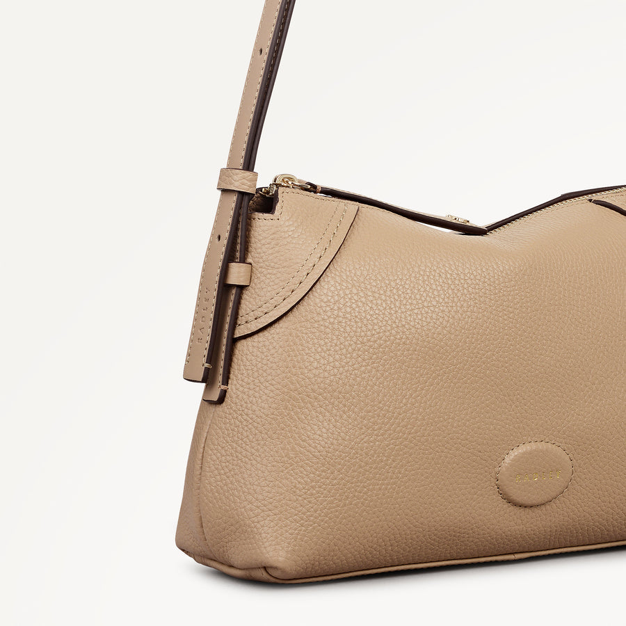 Crawford Mews Small Ziptop Cross Body Sahara - 113663