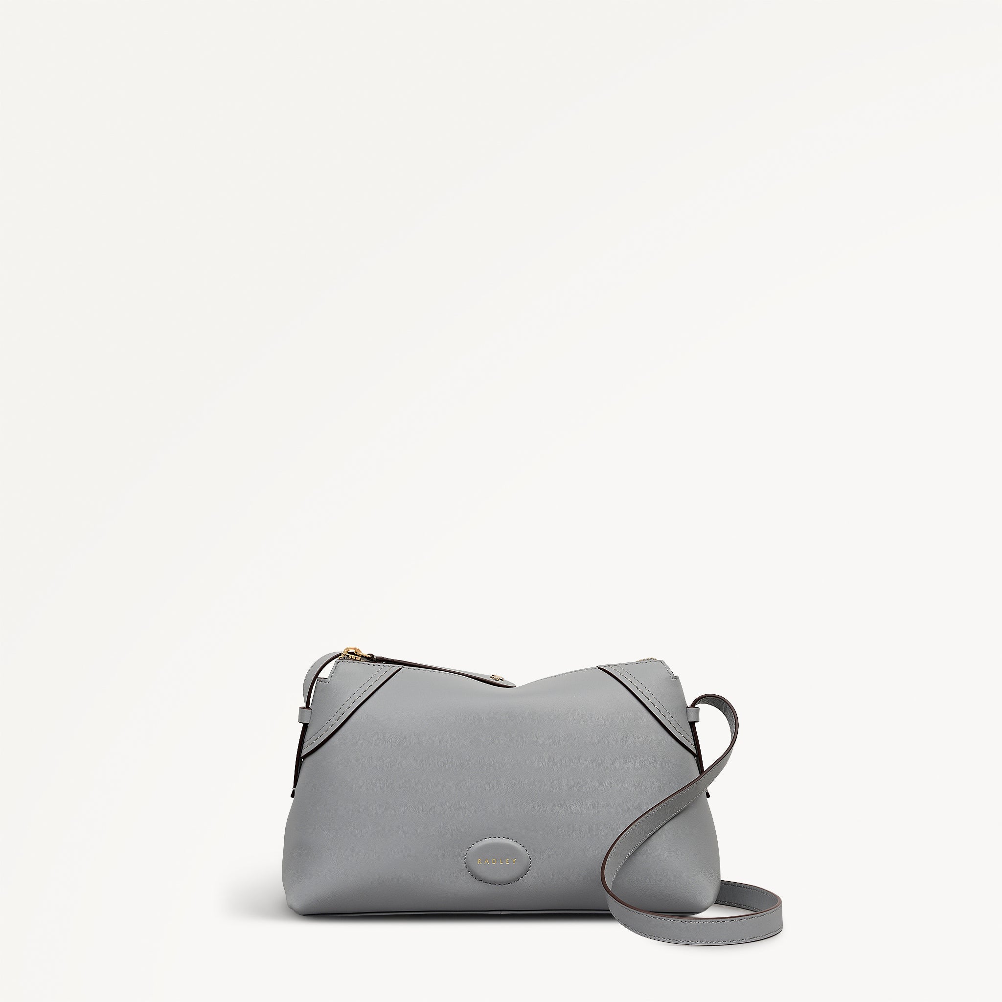 Steel Small Ziptop Cross Body Bag | Crawford Mews SS26 | Radley London