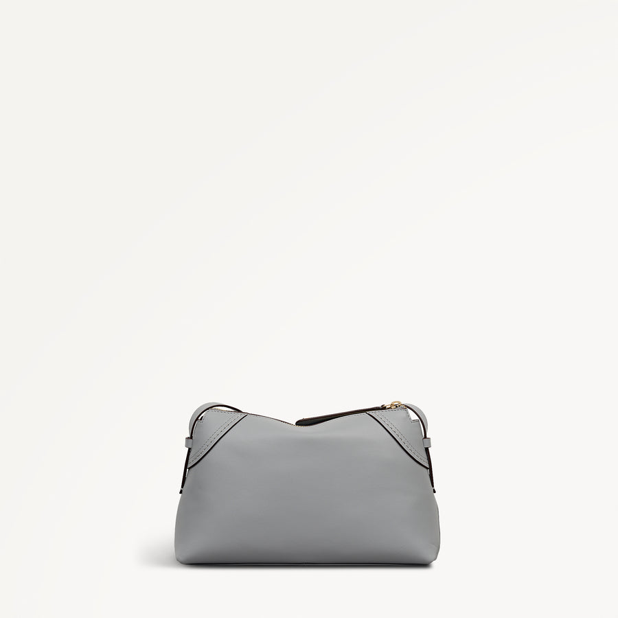 Crawford Mews Small Ziptop Cross Body Steel - 113665