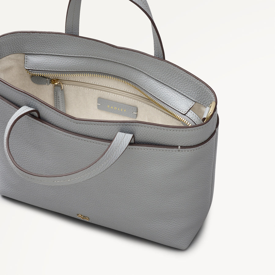 Hadley Lane Medium Ziptop Grab Steel - 113674