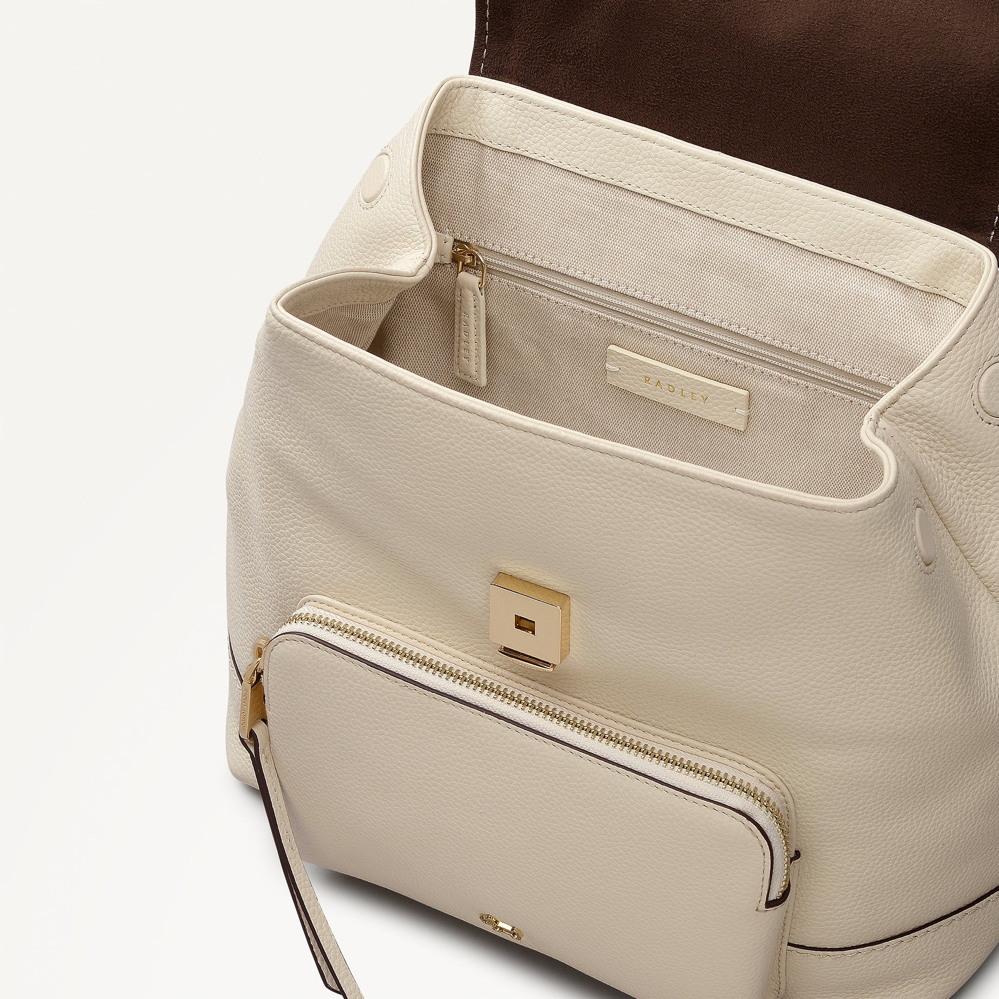 Hadley Lane Medium Flapover Backpack Salt - 113676