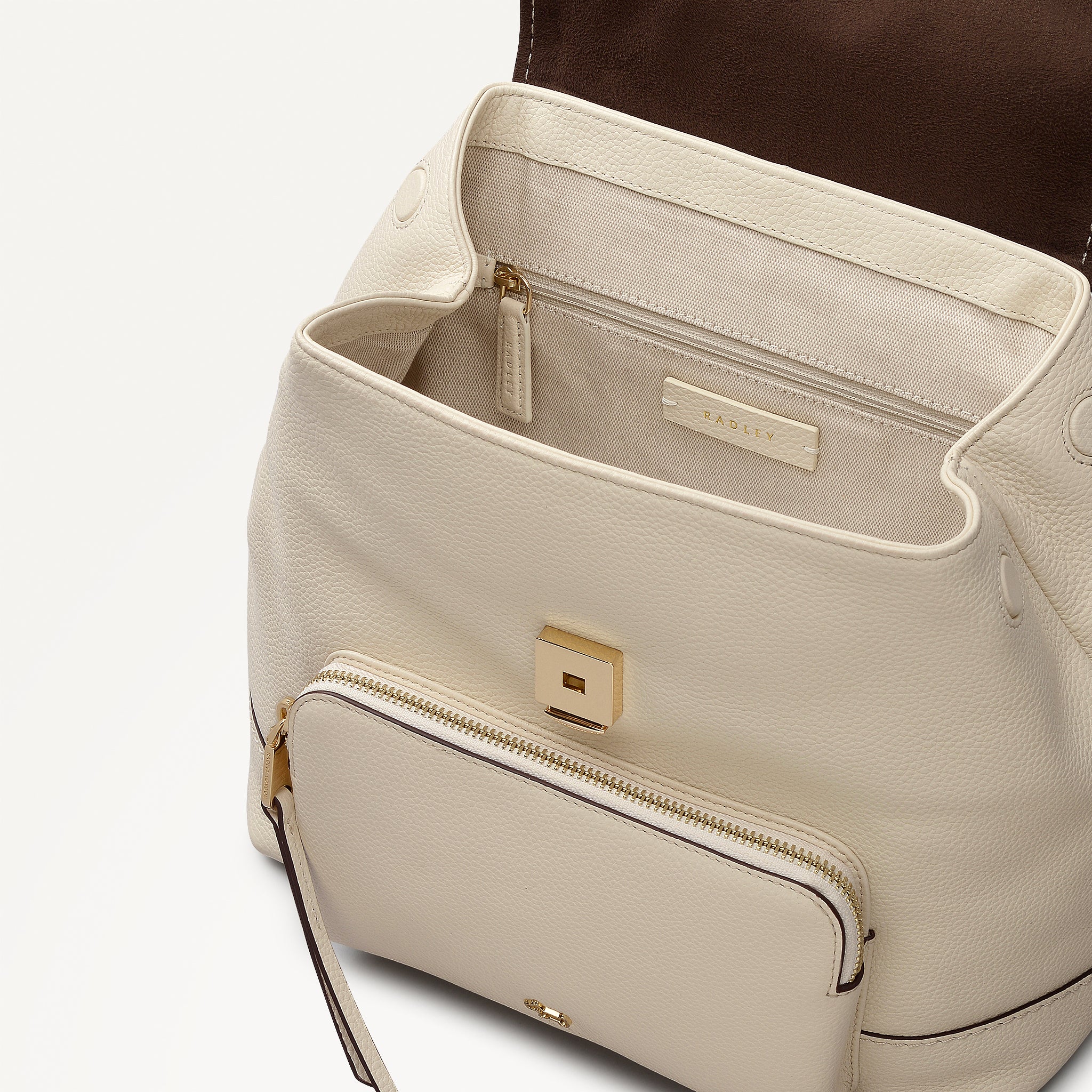 Hadley Lane Medium Flapover Backpack Salt - 113676