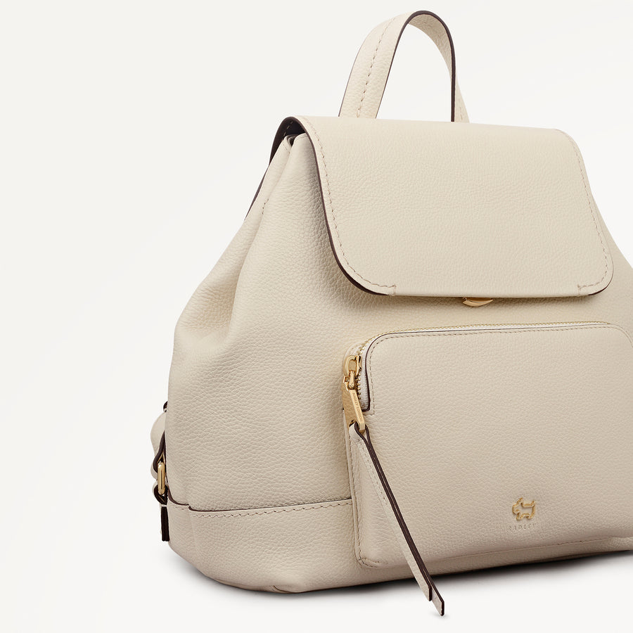 Hadley Lane Medium Flapover Backpack Salt - 113676