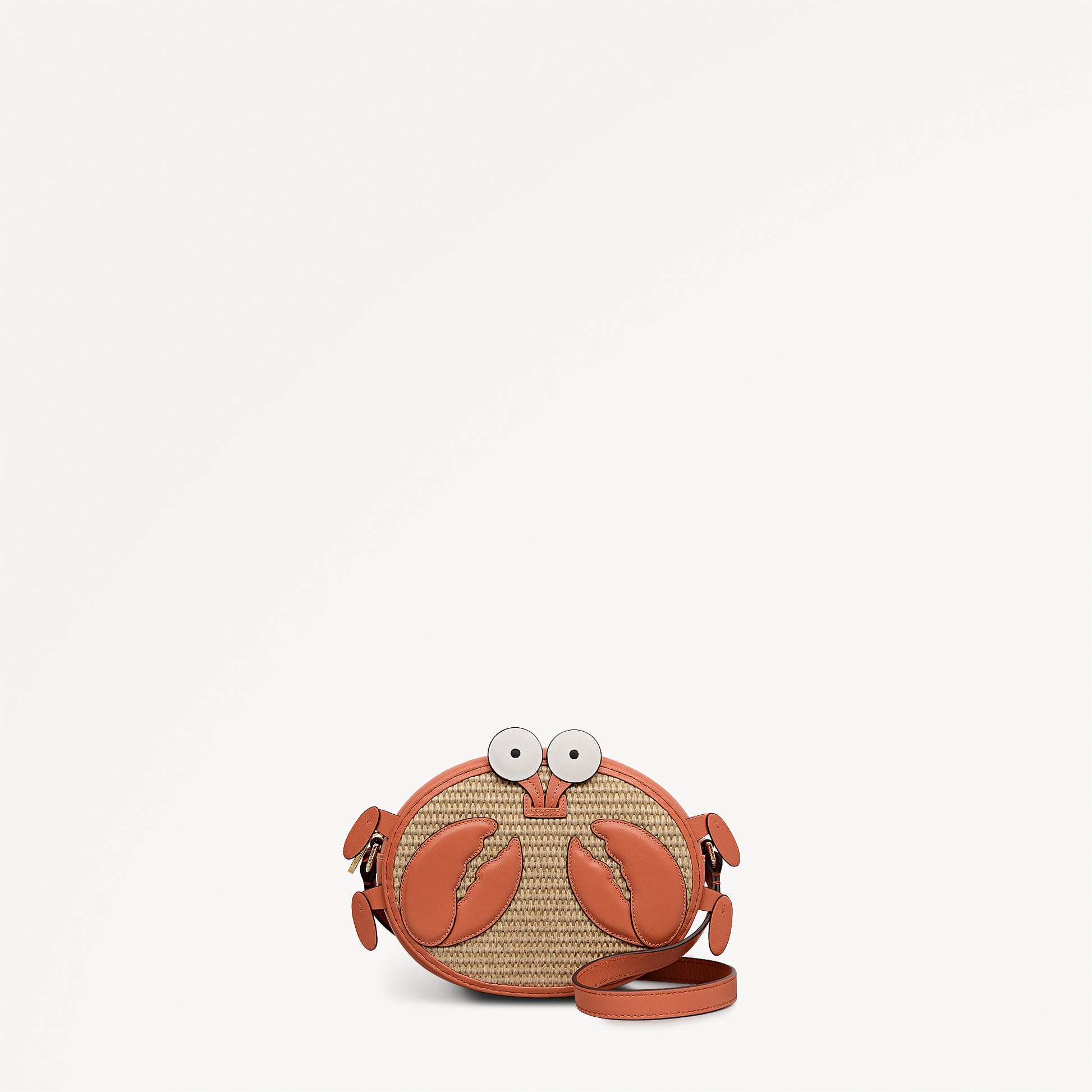 Clawde Crab Mini Ziptop Cross Body Terracotta - 113677