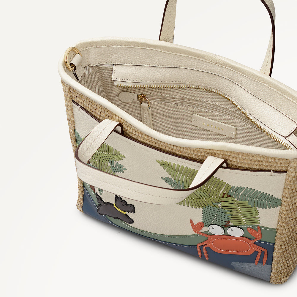 Clawde Crab Medium Ziptop Grab Natural - 113678