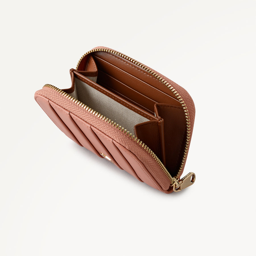 Burton Way - Quilt Small Zip Around Purse Carnation - 113700