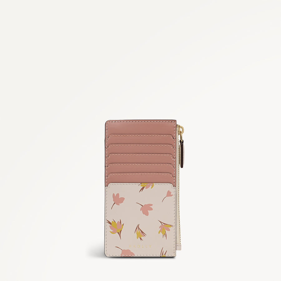 Spring Daze Medium Zip Card & Coin Holder Salt - 113706