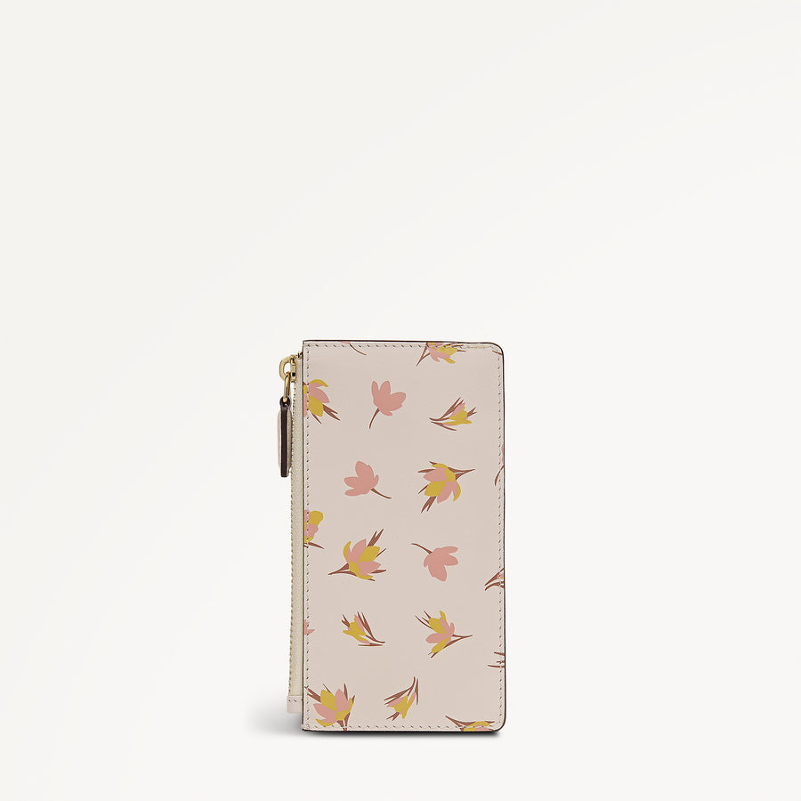 Spring Daze Medium Zip Card & Coin Holder Salt - 113706