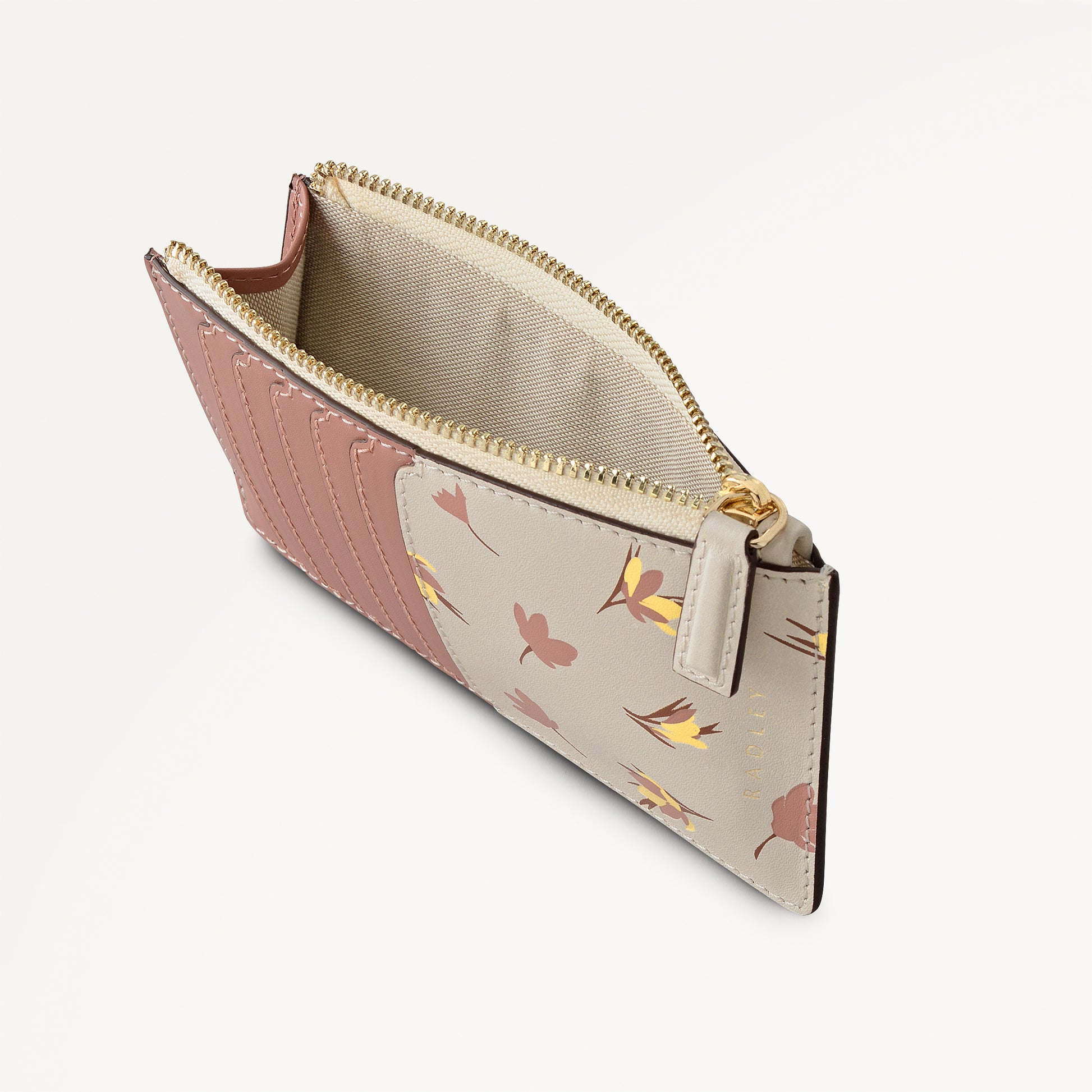 Spring Daze Medium Zip Card & Coin Holder Salt - 113706