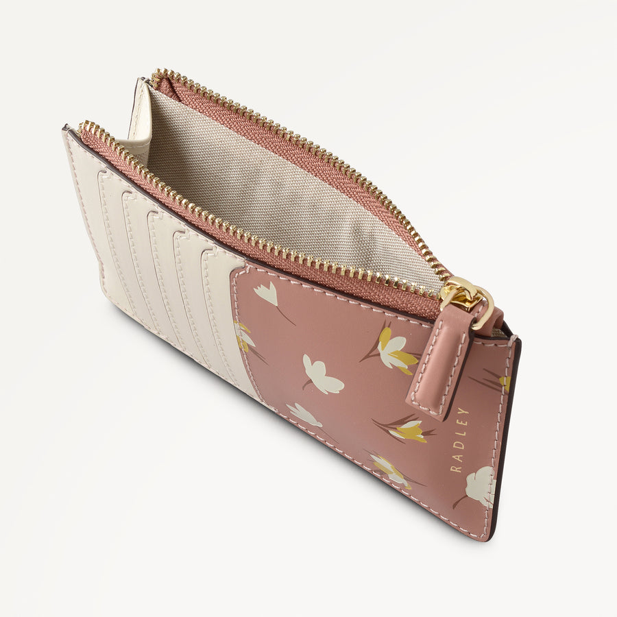 Spring Daze Medium Zip Card & Coin Holder Carnation - 113707