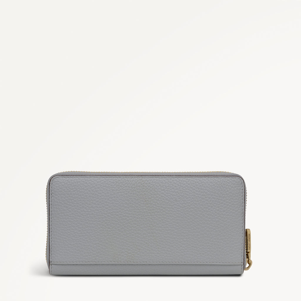 Hadley Lane Large Zip Around Wallet Steel - 113710