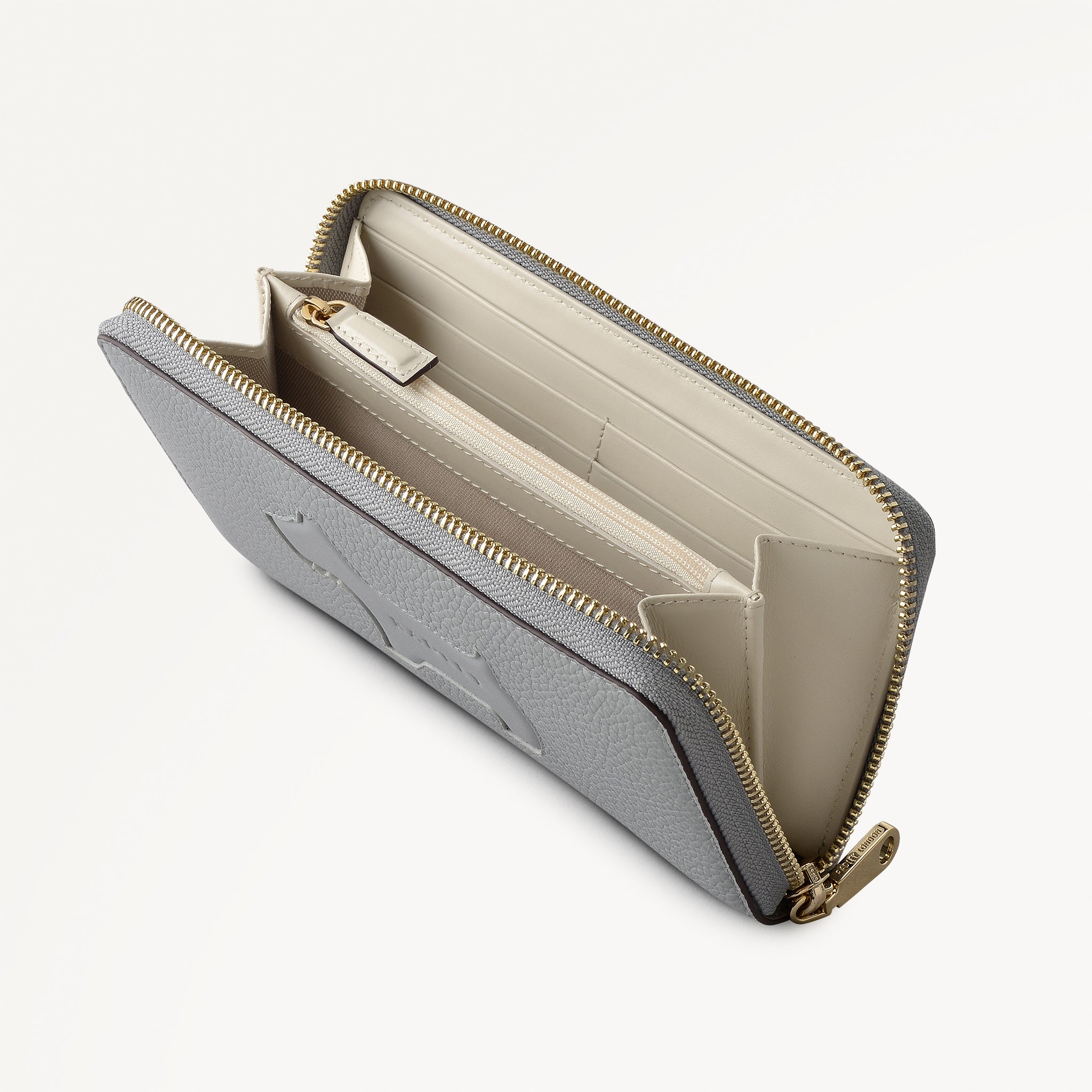 Hadley Lane Large Zip Around Wallet Steel - 113710