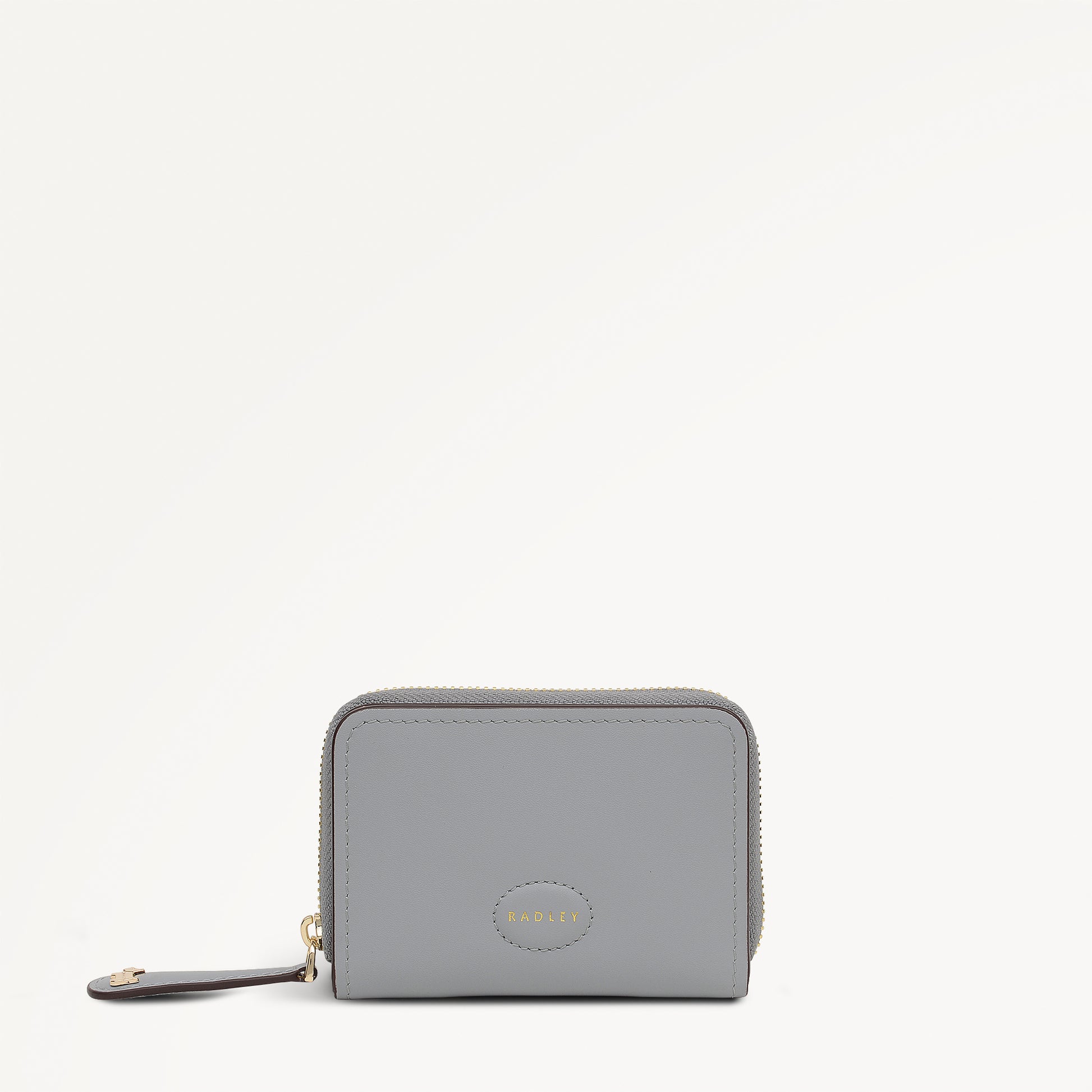 Crawford Mews Small Zip Around Purse Steel - 113718