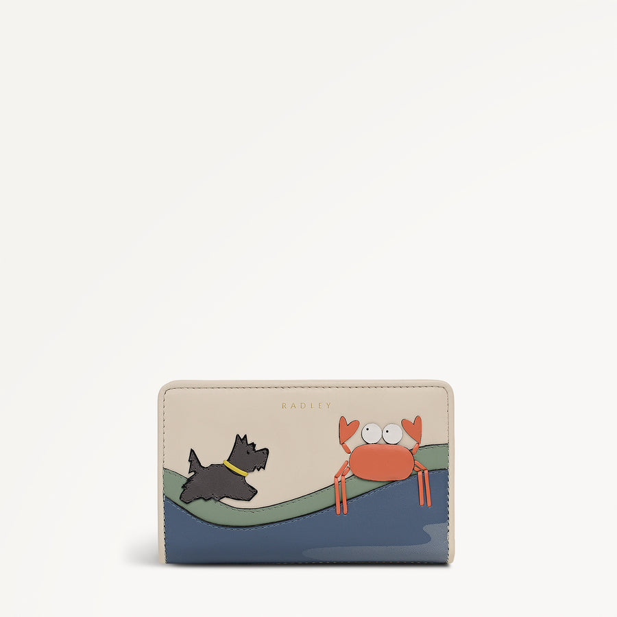 Clawde Crab Medium Bifold Purse Salt - 113720