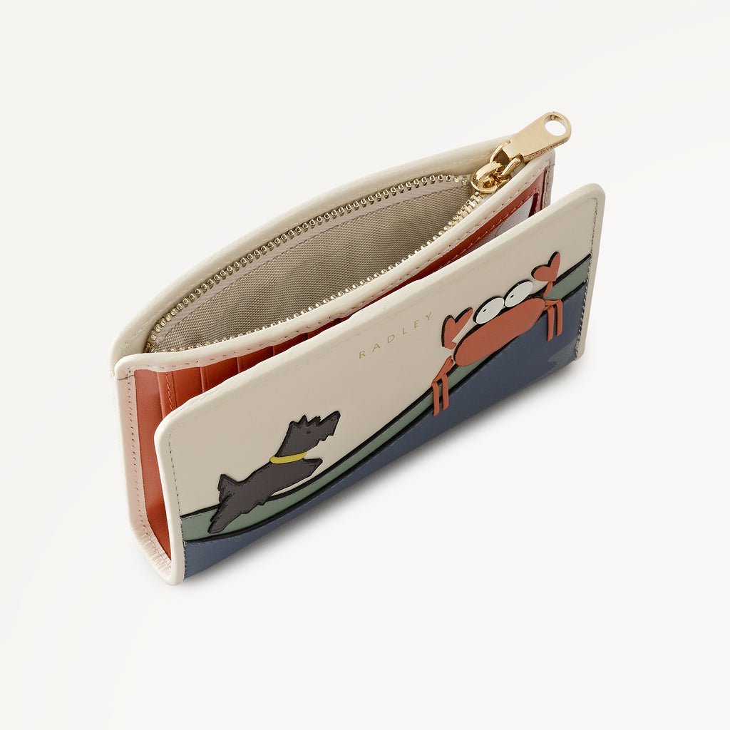 Clawde Crab Medium Bifold Purse Salt - 113720