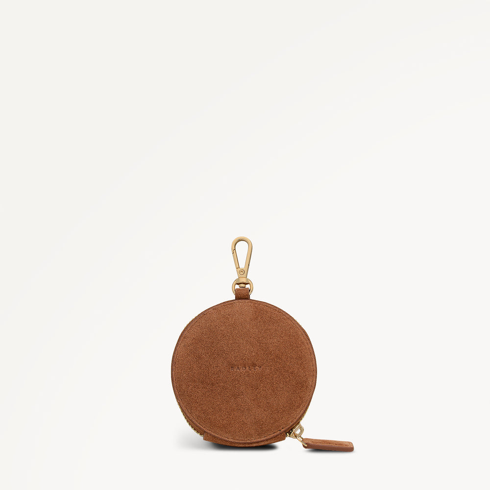 Round Avenue Medium Zip Around Coin Purse Cognac - 113728