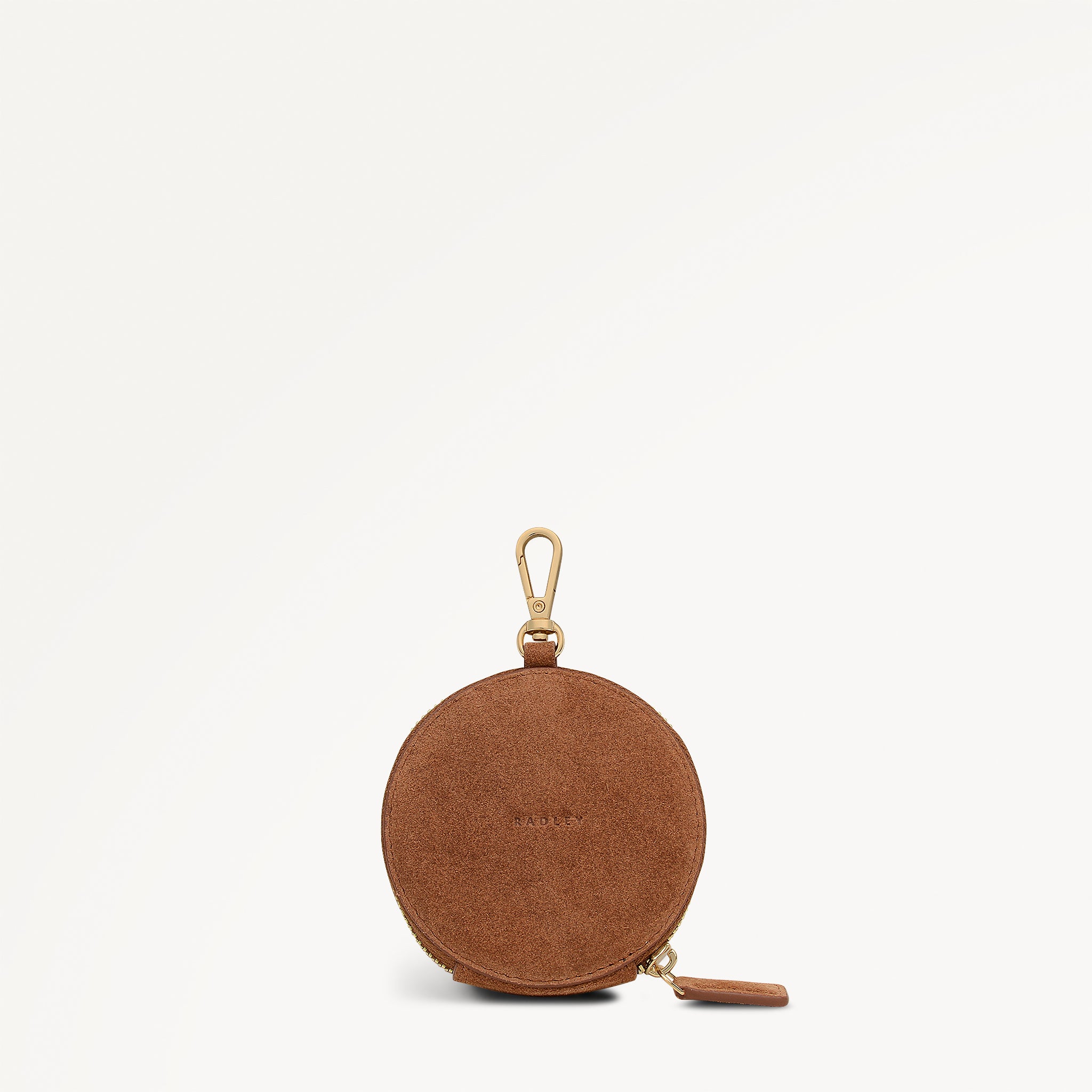Round Avenue Medium Zip Around Coin Purse Cognac - 113728