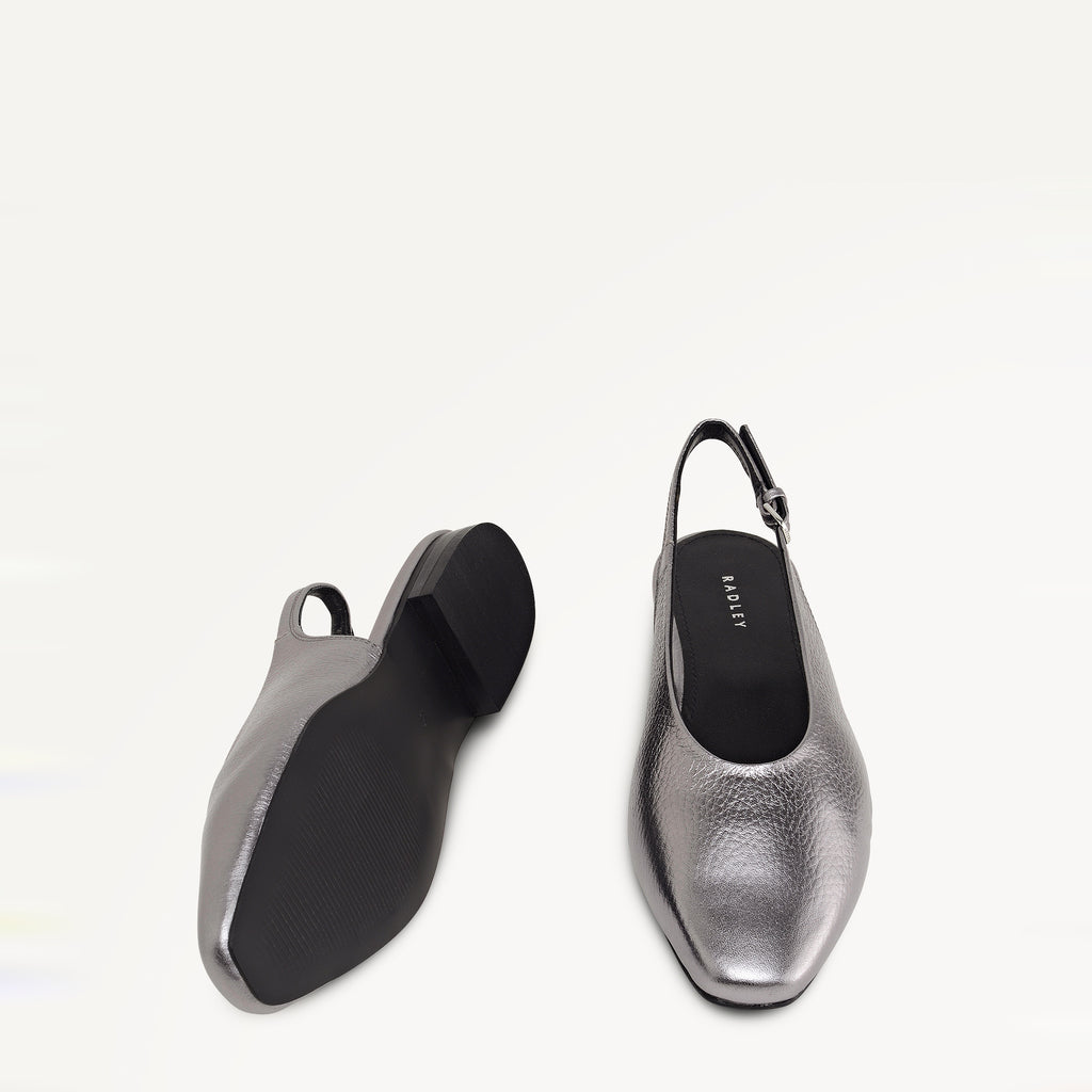 Chiltern Grove - Slingback  Flat Slingback Silver - 113730