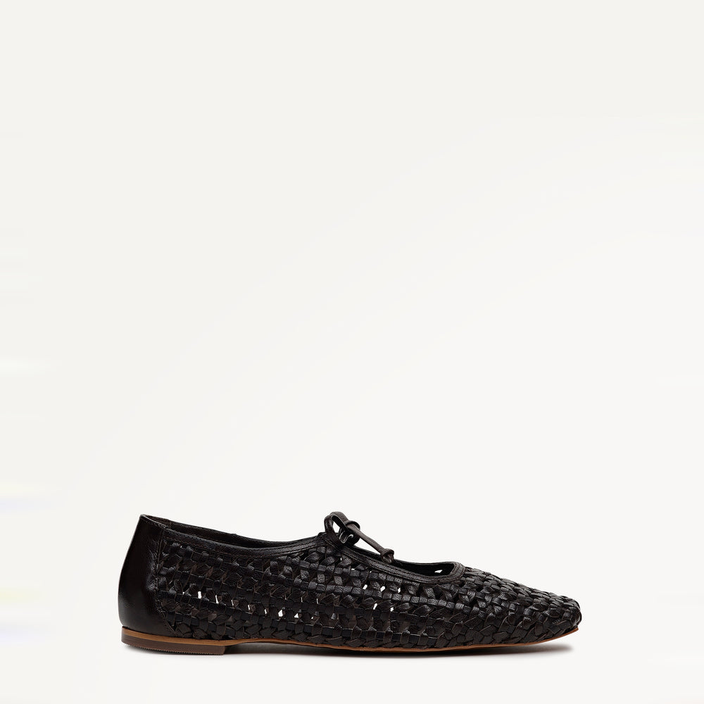 The Camden - Ballerina Weave Ballet Chocolate - 113732