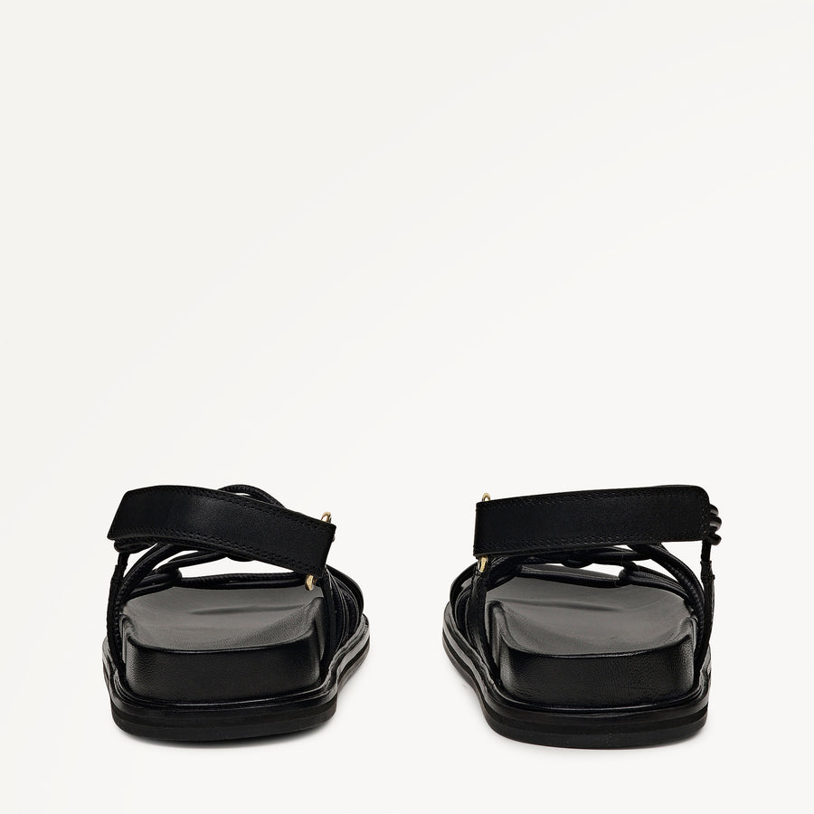 The Roxburgh - Sandal  Knotted Footbed Sandal Black - 113736