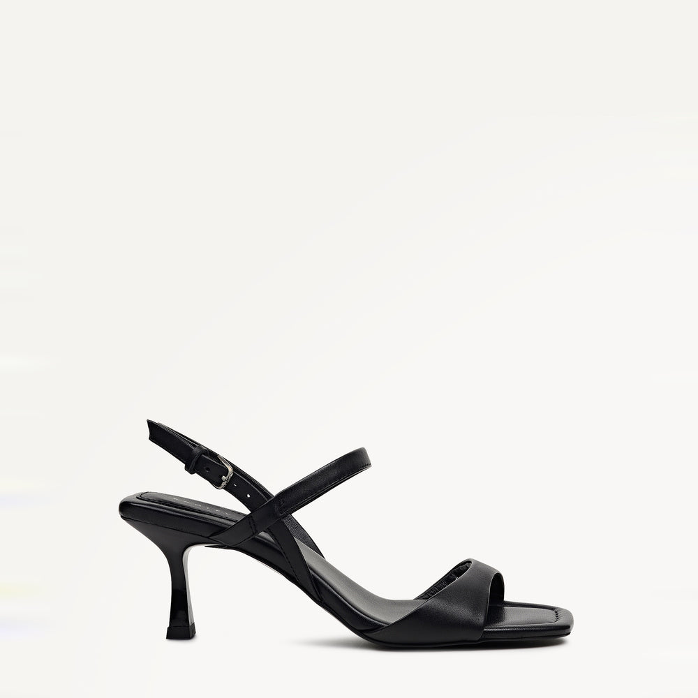 Meadow Road Sleek High Sandal In Black - 113738
