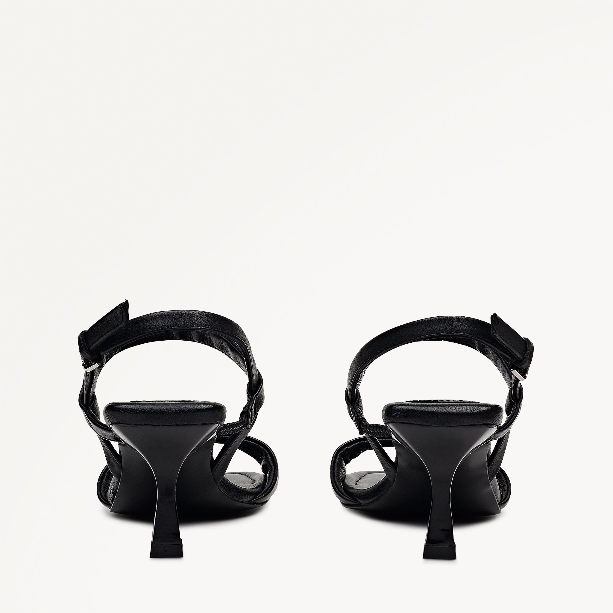 Meadow Road Sleek High Sandal In Black - 113738