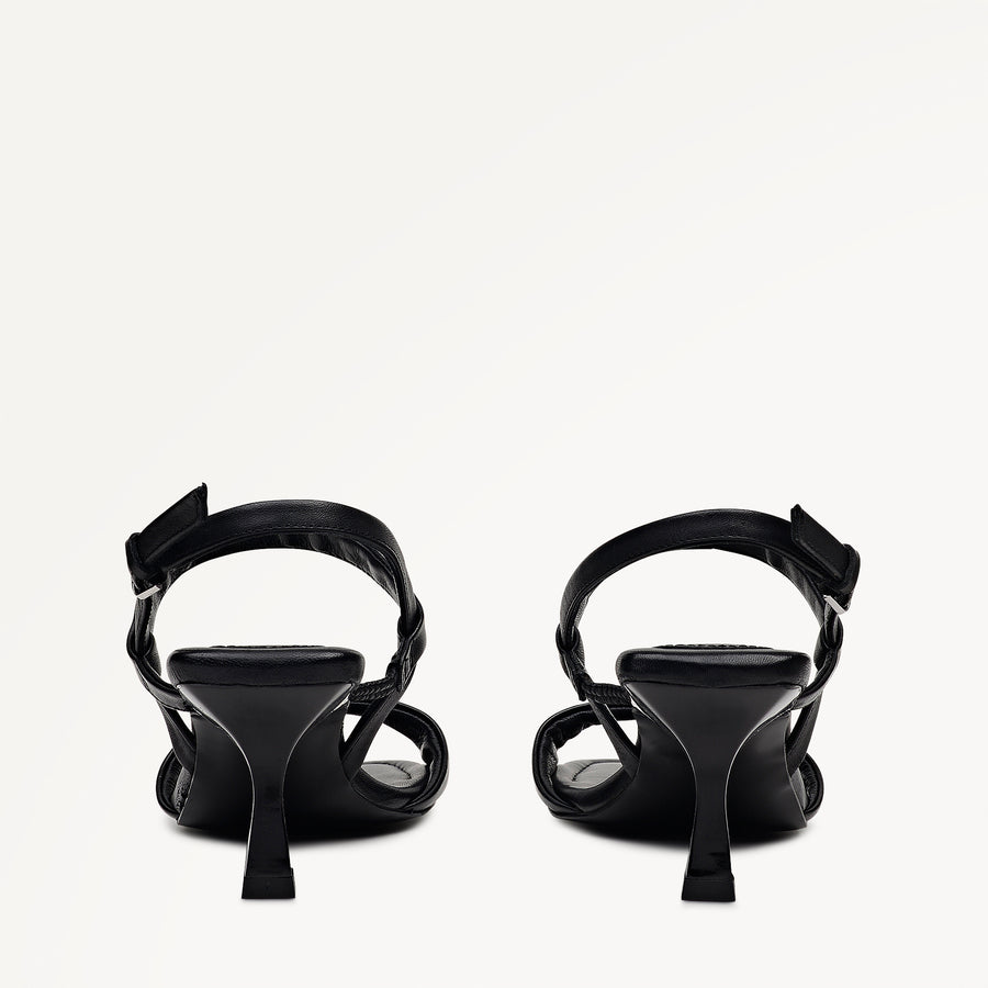 Meadow Road Sleek High Sandal In Black - 113738