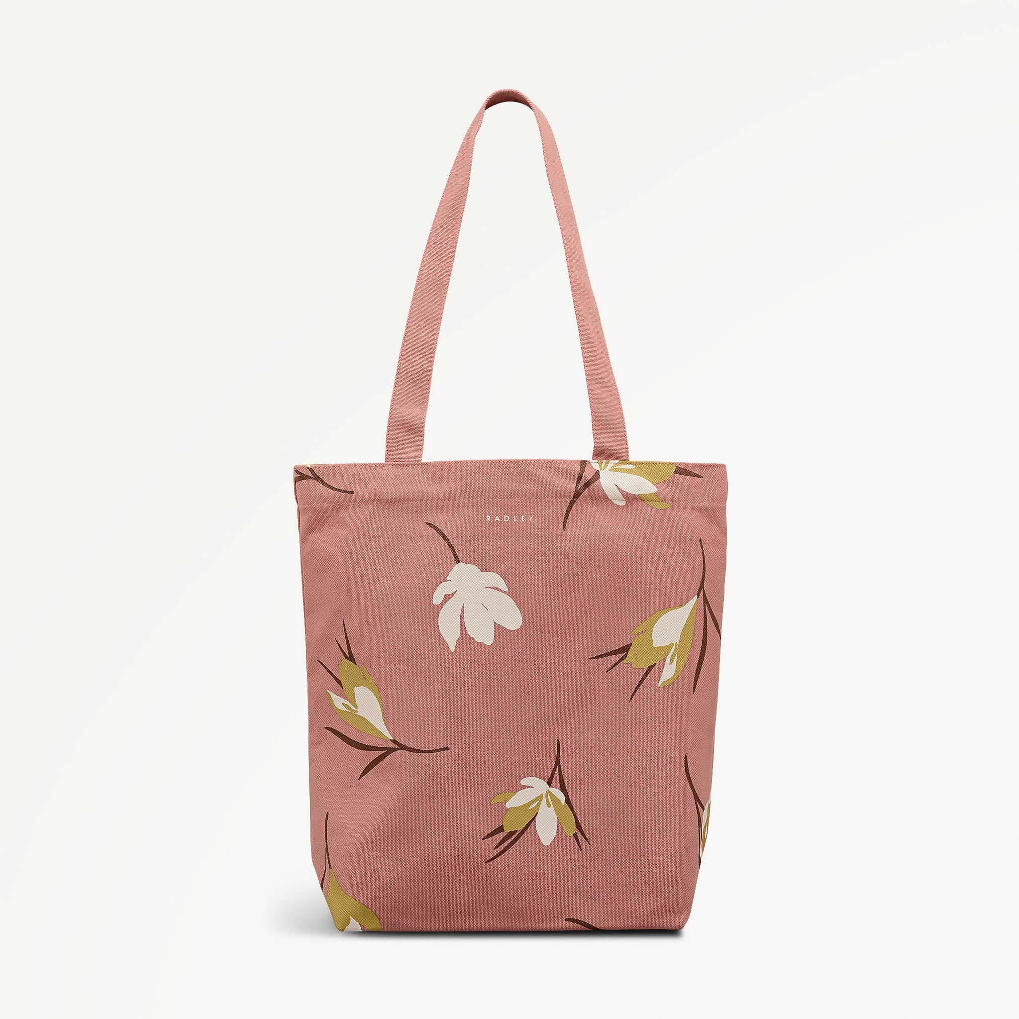 FANTASTIC FLORAL MEDIUM OPEN TOP TOTE CARNATION - 113742