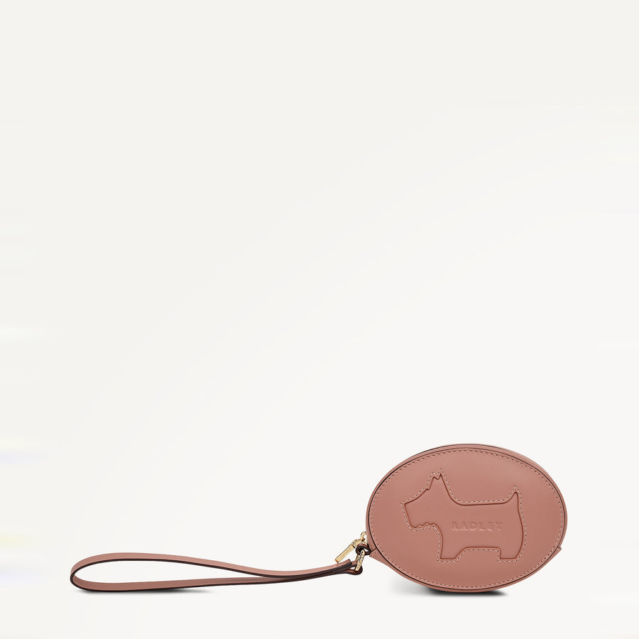 Rydon Road Leather Ziptop Purse Charm Carnation - 113745