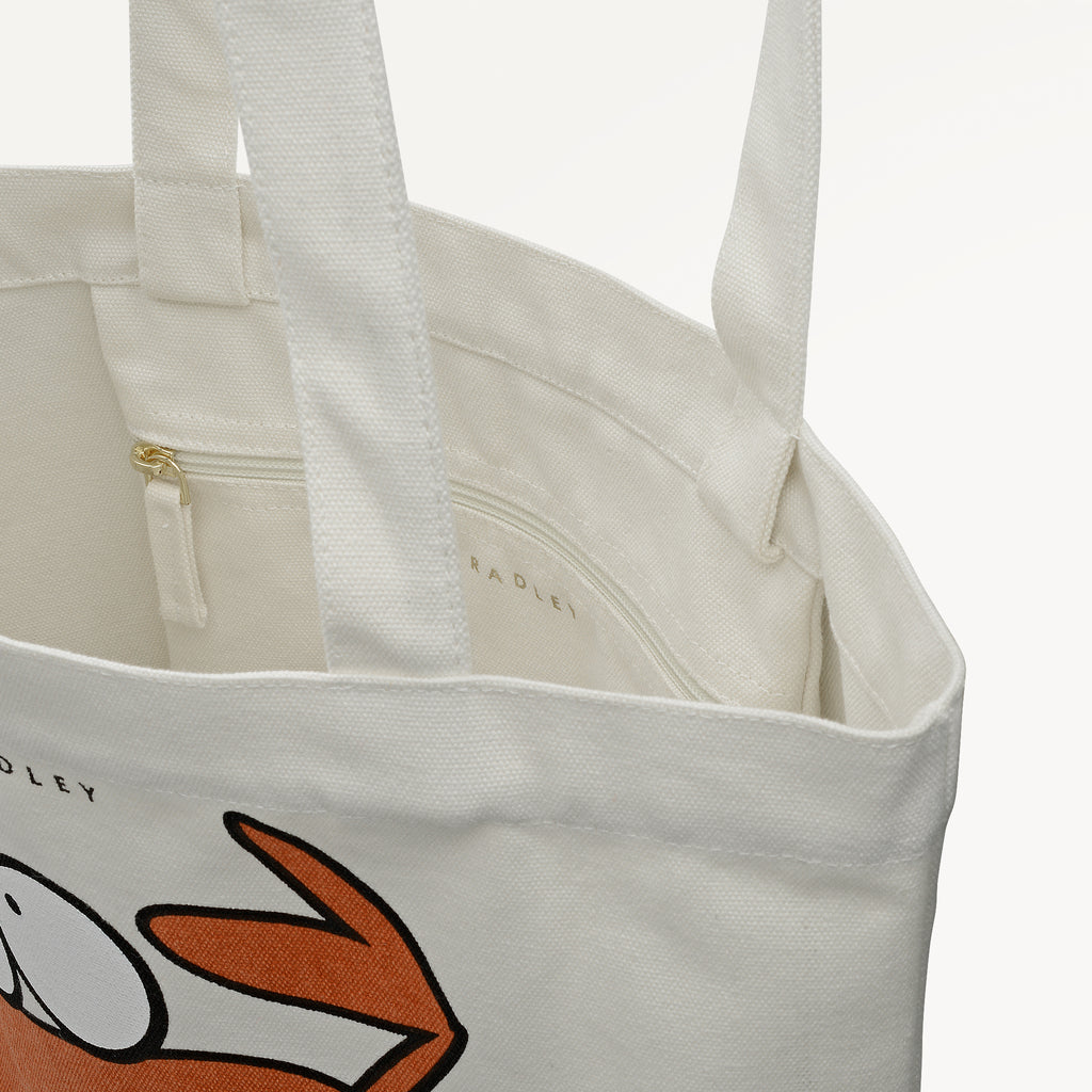 Clawde Crab Medium Open Top Tote Salt - 113751